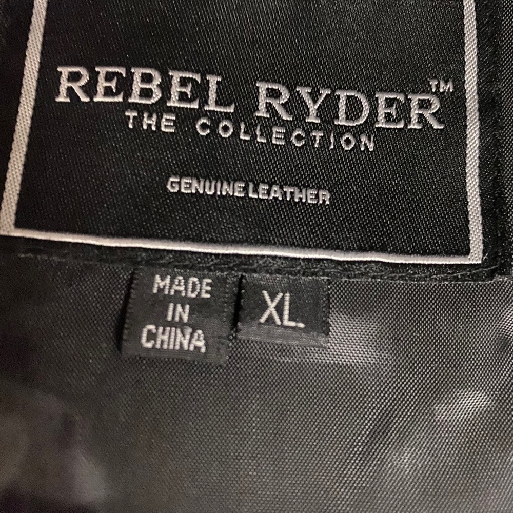 Rebel Ryder The Collection Leather Vest View 5